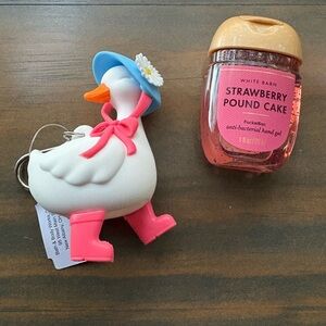 Bath & Body Works Easter Spring Prairie Goose PocketBac +strawberry poundcake